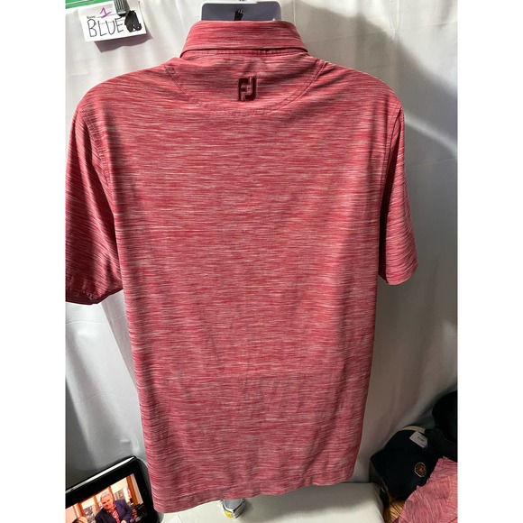 Footjoy Golf polo Red size Medium with Golf Crest - Picture 2 of 13